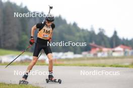 22.09.2024, Premanon, France (FRA): Clement Schott (FRA) - Biathlon Samse Summer Tour, individual, Premanon (FRA). www.nordicfocus.com. © Manzoni/NordicFocus. Every downloaded picture is fee-liable.