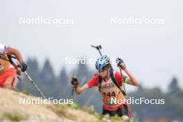 22.09.2024, Premanon, France (FRA): Nolan Claudel (FRA) - Biathlon Samse Summer Tour, individual, Premanon (FRA). www.nordicfocus.com. © Manzoni/NordicFocus. Every downloaded picture is fee-liable.