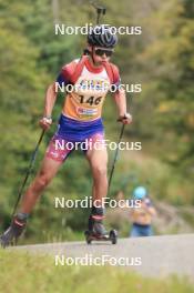 22.09.2024, Premanon, France (FRA): Nathanael Larger (FRA) - Biathlon Samse Summer Tour, individual, Premanon (FRA). www.nordicfocus.com. © Manzoni/NordicFocus. Every downloaded picture is fee-liable.