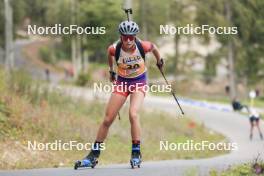 22.09.2024, Premanon, France (FRA): Elsa Bouillet (FRA) - Biathlon Samse Summer Tour, individual, Premanon (FRA). www.nordicfocus.com. © Manzoni/NordicFocus. Every downloaded picture is fee-liable.