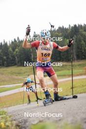 22.09.2024, Premanon, France (FRA): Oscar Clement (FRA) - Biathlon Samse Summer Tour, individual, Premanon (FRA). www.nordicfocus.com. © Manzoni/NordicFocus. Every downloaded picture is fee-liable.