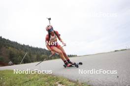 22.09.2024, Premanon, France (FRA): Lea Marguier (FRA) - Biathlon Samse Summer Tour, individual, Premanon (FRA). www.nordicfocus.com. © Manzoni/NordicFocus. Every downloaded picture is fee-liable.