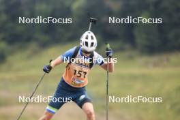 22.09.2024, Premanon, France (FRA): Maiko Gros (FRA) - Biathlon Samse Summer Tour, individual, Premanon (FRA). www.nordicfocus.com. © Manzoni/NordicFocus. Every downloaded picture is fee-liable.