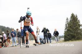 22.09.2024, Premanon, France (FRA): Raphael Kergoat (FRA) - Biathlon Samse Summer Tour, individual, Premanon (FRA). www.nordicfocus.com. © Manzoni/NordicFocus. Every downloaded picture is fee-liable.