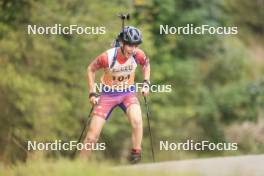 22.09.2024, Premanon, France (FRA): Samuel Morin (FRA) - Biathlon Samse Summer Tour, individual, Premanon (FRA). www.nordicfocus.com. © Manzoni/NordicFocus. Every downloaded picture is fee-liable.