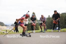 22.09.2024, Premanon, France (FRA): Timeo Rieu (FRA) - Biathlon Samse Summer Tour, individual, Premanon (FRA). www.nordicfocus.com. © Manzoni/NordicFocus. Every downloaded picture is fee-liable.