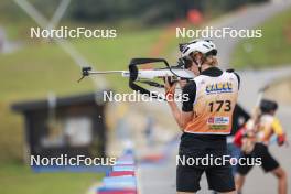 22.09.2024, Premanon, France (FRA): Tobit Keller (SUI) - Biathlon Samse Summer Tour, individual, Premanon (FRA). www.nordicfocus.com. © Manzoni/NordicFocus. Every downloaded picture is fee-liable.