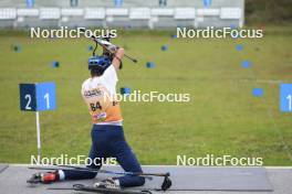 22.09.2024, Premanon, France (FRA): Nathanael Cullell (FRA) - Biathlon Samse Summer Tour, individual, Premanon (FRA). www.nordicfocus.com. © Manzoni/NordicFocus. Every downloaded picture is fee-liable.