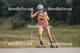 22.09.2024, Premanon, France (FRA): Justine Gabriel (BEL) - Biathlon Samse Summer Tour, individual, Premanon (FRA). www.nordicfocus.com. © Manzoni/NordicFocus. Every downloaded picture is fee-liable.