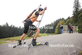 22.09.2024, Premanon, France (FRA): Tristan Bois (FRA) - Biathlon Samse Summer Tour, individual, Premanon (FRA). www.nordicfocus.com. © Manzoni/NordicFocus. Every downloaded picture is fee-liable.