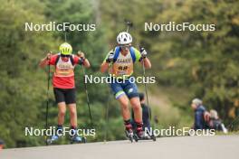 22.09.2024, Premanon, France (FRA): Elouan Thomas (FRA) - Biathlon Samse Summer Tour, individual, Premanon (FRA). www.nordicfocus.com. © Manzoni/NordicFocus. Every downloaded picture is fee-liable.