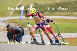 22.09.2024, Premanon, France (FRA): Gaston Creuzet (FRA) - Biathlon Samse Summer Tour, individual, Premanon (FRA). www.nordicfocus.com. © Manzoni/NordicFocus. Every downloaded picture is fee-liable.