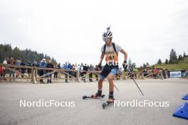 22.09.2024, Premanon, France (FRA): Sacha Fleury (FRA) - Biathlon Samse Summer Tour, individual, Premanon (FRA). www.nordicfocus.com. © Manzoni/NordicFocus. Every downloaded picture is fee-liable.