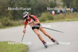 22.09.2024, Premanon, France (FRA): Undefined athlete competes - Biathlon Samse Summer Tour, individual, Premanon (FRA). www.nordicfocus.com. © Manzoni/NordicFocus. Every downloaded picture is fee-liable.