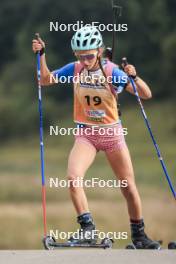 22.09.2024, Premanon, France (FRA): Ella Fink (BEL) - Biathlon Samse Summer Tour, individual, Premanon (FRA). www.nordicfocus.com. © Manzoni/NordicFocus. Every downloaded picture is fee-liable.