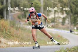 22.09.2024, Premanon, France (FRA): Lana Moreira (FRA) - Biathlon Samse Summer Tour, individual, Premanon (FRA). www.nordicfocus.com. © Manzoni/NordicFocus. Every downloaded picture is fee-liable.