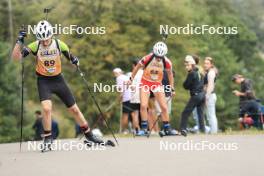 22.09.2024, Premanon, France (FRA): Thomas Berche (FRA) - Biathlon Samse Summer Tour, individual, Premanon (FRA). www.nordicfocus.com. © Manzoni/NordicFocus. Every downloaded picture is fee-liable.