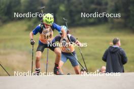 22.09.2024, Premanon, France (FRA): Titouan Gerber (FRA) - Biathlon Samse Summer Tour, individual, Premanon (FRA). www.nordicfocus.com. © Manzoni/NordicFocus. Every downloaded picture is fee-liable.