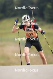 22.09.2024, Premanon, France (FRA): Bastien Descoups (FRA) - Biathlon Samse Summer Tour, individual, Premanon (FRA). www.nordicfocus.com. © Manzoni/NordicFocus. Every downloaded picture is fee-liable.