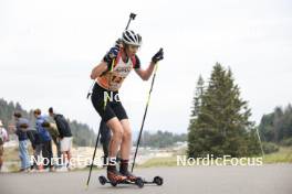 22.09.2024, Premanon, France (FRA): Bastien Descoups (FRA) - Biathlon Samse Summer Tour, individual, Premanon (FRA). www.nordicfocus.com. © Manzoni/NordicFocus. Every downloaded picture is fee-liable.