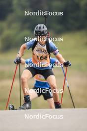 22.09.2024, Premanon, France (FRA): Elias Novat (FRA) - Biathlon Samse Summer Tour, individual, Premanon (FRA). www.nordicfocus.com. © Manzoni/NordicFocus. Every downloaded picture is fee-liable.