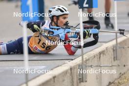 22.09.2024, Premanon, France (FRA): Mathis Donnadieu Beal (FRA) - Biathlon Samse Summer Tour, individual, Premanon (FRA). www.nordicfocus.com. © Manzoni/NordicFocus. Every downloaded picture is fee-liable.