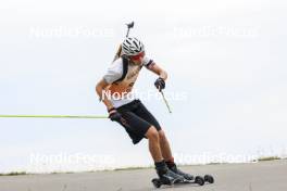 22.09.2024, Premanon, France (FRA): Malo Van Cauwenberghe (FRA) - Biathlon Samse Summer Tour, individual, Premanon (FRA). www.nordicfocus.com. © Manzoni/NordicFocus. Every downloaded picture is fee-liable.