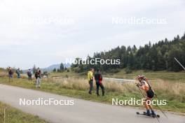 22.09.2024, Premanon, France (FRA): Louane Adam (FRA) - Biathlon Samse Summer Tour, individual, Premanon (FRA). www.nordicfocus.com. © Manzoni/NordicFocus. Every downloaded picture is fee-liable.