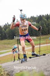 22.09.2024, Premanon, France (FRA): Oscar Clement (FRA) - Biathlon Samse Summer Tour, individual, Premanon (FRA). www.nordicfocus.com. © Manzoni/NordicFocus. Every downloaded picture is fee-liable.