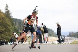 22.09.2024, Premanon, France (FRA): Bastien Descoups (FRA) - Biathlon Samse Summer Tour, individual, Premanon (FRA). www.nordicfocus.com. © Manzoni/NordicFocus. Every downloaded picture is fee-liable.