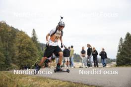 22.09.2024, Premanon, France (FRA): Malo Van Cauwenberghe (FRA) - Biathlon Samse Summer Tour, individual, Premanon (FRA). www.nordicfocus.com. © Manzoni/NordicFocus. Every downloaded picture is fee-liable.