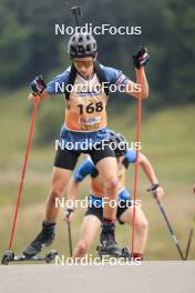 22.09.2024, Premanon, France (FRA): Elias Novat (FRA) - Biathlon Samse Summer Tour, individual, Premanon (FRA). www.nordicfocus.com. © Manzoni/NordicFocus. Every downloaded picture is fee-liable.