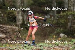 22.09.2024, Premanon, France (FRA): Maya Perrey (FRA) - Biathlon Samse Summer Tour, individual, Premanon (FRA). www.nordicfocus.com. © Manzoni/NordicFocus. Every downloaded picture is fee-liable.