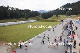 22.09.2024, Premanon, France (FRA): Feature: Venue, up view of the shooting range - Biathlon Samse Summer Tour, individual, Premanon (FRA). www.nordicfocus.com. © Manzoni/NordicFocus. Every downloaded picture is fee-liable.