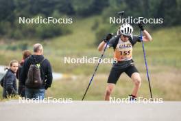 22.09.2024, Premanon, France (FRA): Clement Rodriguez (FRA) - Biathlon Samse Summer Tour, individual, Premanon (FRA). www.nordicfocus.com. © Manzoni/NordicFocus. Every downloaded picture is fee-liable.