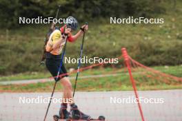 22.09.2024, Premanon, France (FRA): Fynn Langer (BEL) - Biathlon Samse Summer Tour, individual, Premanon (FRA). www.nordicfocus.com. © Manzoni/NordicFocus. Every downloaded picture is fee-liable.