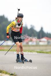 22.09.2024, Premanon, France (FRA): Tom Arens (BEL) - Biathlon Samse Summer Tour, individual, Premanon (FRA). www.nordicfocus.com. © Manzoni/NordicFocus. Every downloaded picture is fee-liable.