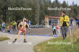 22.09.2024, Premanon, France (FRA): Juliette Atchekguezian (FRA) - Biathlon Samse Summer Tour, individual, Premanon (FRA). www.nordicfocus.com. © Manzoni/NordicFocus. Every downloaded picture is fee-liable.