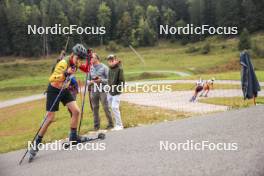 22.09.2024, Premanon, France (FRA): Tom Arens (BEL) - Biathlon Samse Summer Tour, individual, Premanon (FRA). www.nordicfocus.com. © Manzoni/NordicFocus. Every downloaded picture is fee-liable.