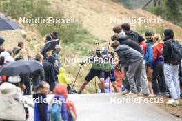 22.09.2024, Premanon, France (FRA): Mathieu Garcia (FRA) - Biathlon Samse Summer Tour, pursuit, Premanon (FRA). www.nordicfocus.com. © Manzoni/NordicFocus. Every downloaded picture is fee-liable.