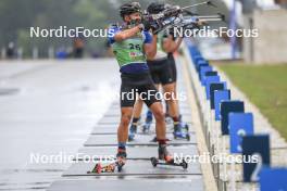 22.09.2024, Premanon, France (FRA): Dajan Danuser (SUI) - Biathlon Samse Summer Tour, pursuit, Premanon (FRA). www.nordicfocus.com. © Manzoni/NordicFocus. Every downloaded picture is fee-liable.