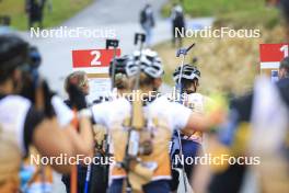 22.09.2024, Premanon, France (FRA): Event Feature: Start of womens race - Biathlon Samse Summer Tour, pursuit, Premanon (FRA). www.nordicfocus.com. © Manzoni/NordicFocus. Every downloaded picture is fee-liable.