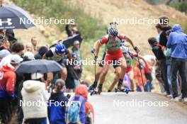 22.09.2024, Premanon, France (FRA): Ian Martinet (FRA) - Biathlon Samse Summer Tour, pursuit, Premanon (FRA). www.nordicfocus.com. © Manzoni/NordicFocus. Every downloaded picture is fee-liable.