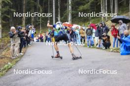 22.09.2024, Premanon, France (FRA): Emilien Jacquelin (FRA) - Biathlon Samse Summer Tour, pursuit, Premanon (FRA). www.nordicfocus.com. © Manzoni/NordicFocus. Every downloaded picture is fee-liable.