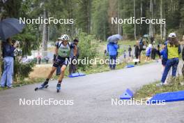 22.09.2024, Premanon, France (FRA): Eric Perrot (FRA) - Biathlon Samse Summer Tour, pursuit, Premanon (FRA). www.nordicfocus.com. © Manzoni/NordicFocus. Every downloaded picture is fee-liable.