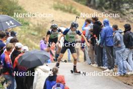 22.09.2024, Premanon, France (FRA): Jonin Wyss (SUI) - Biathlon Samse Summer Tour, pursuit, Premanon (FRA). www.nordicfocus.com. © Manzoni/NordicFocus. Every downloaded picture is fee-liable.