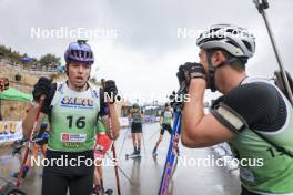 22.09.2024, Premanon, France (FRA): James Pacal (SUI) - Biathlon Samse Summer Tour, pursuit, Premanon (FRA). www.nordicfocus.com. © Manzoni/NordicFocus. Every downloaded picture is fee-liable.