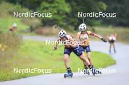 22.09.2024, Premanon, France (FRA): Anaelle Bondoux (FRA) - Biathlon Samse Summer Tour, pursuit, Premanon (FRA). www.nordicfocus.com. © Manzoni/NordicFocus. Every downloaded picture is fee-liable.