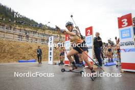 22.09.2024, Premanon, France (FRA): Lea Meier (SUI) - Biathlon Samse Summer Tour, pursuit, Premanon (FRA). www.nordicfocus.com. © Manzoni/NordicFocus. Every downloaded picture is fee-liable.