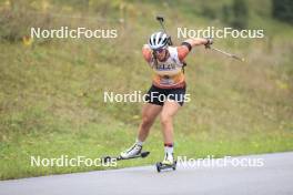 22.09.2024, Premanon, France (FRA): Lena Haecki-Gross (SUI) - Biathlon Samse Summer Tour, pursuit, Premanon (FRA). www.nordicfocus.com. © Manzoni/NordicFocus. Every downloaded picture is fee-liable.